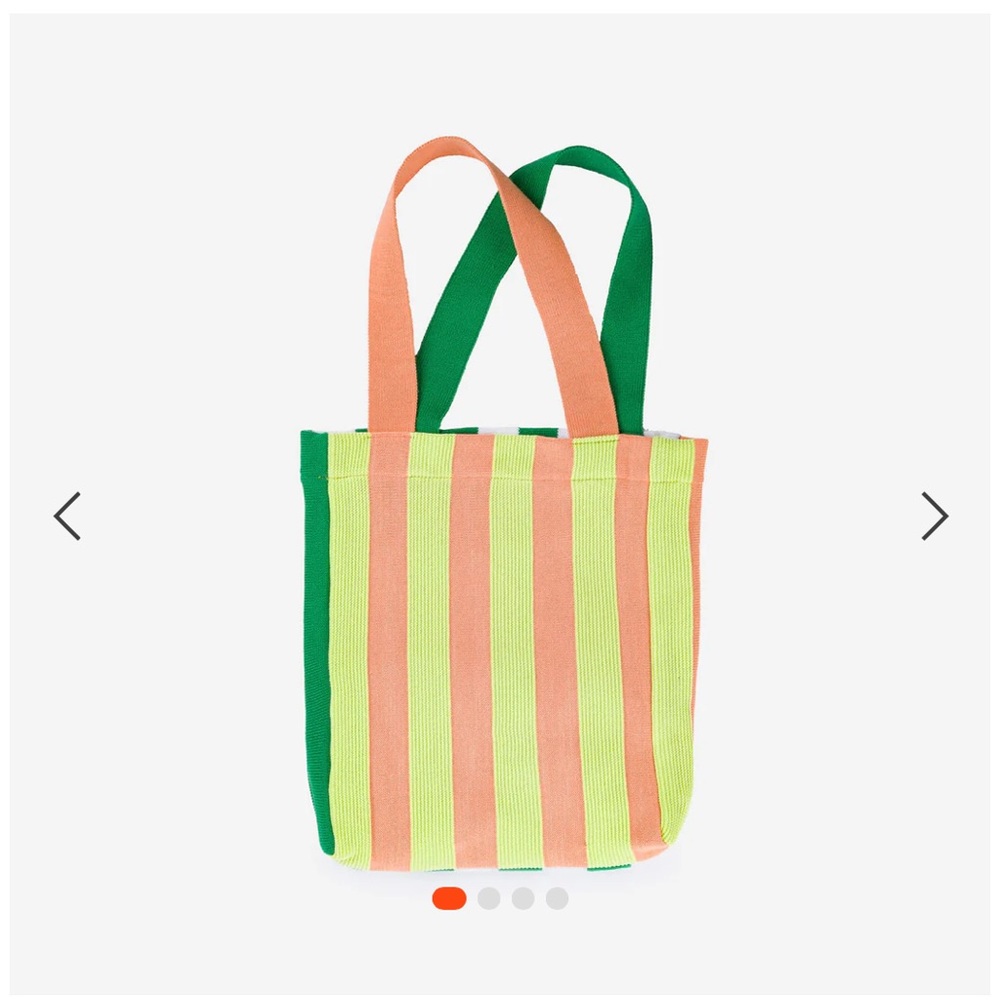 New verloop SUPER STRIPE KNIT TOTE